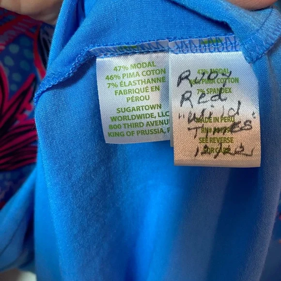 Lilly Pulitzer “Ruby Red Wild Times” Finn Long-Sleeve Top - Picture 5 of 5